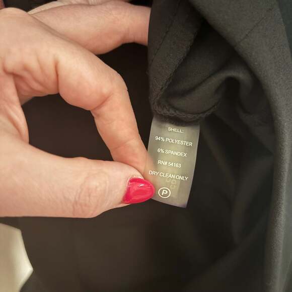 Calvin Klein Women's Black Sleeveless Scuba Sheath Dress Size 2 - Picture 4 of 4